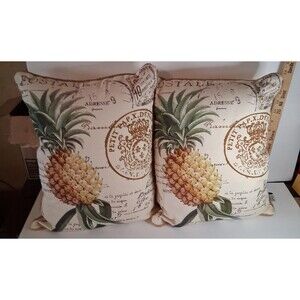 Pineapple Throw Pillows 11 x 14 Thro Mario Lorenza 2